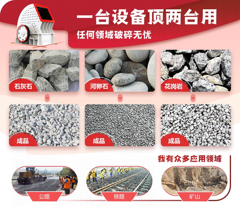 一次成型，破碎效率高